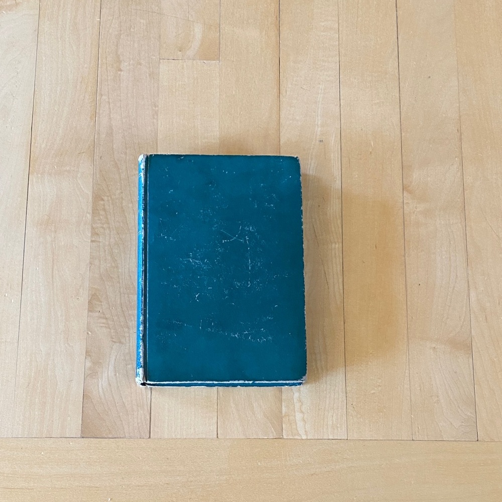 A Tree Grow in Brooklyn Vintage Blue / Green Hardcover Book